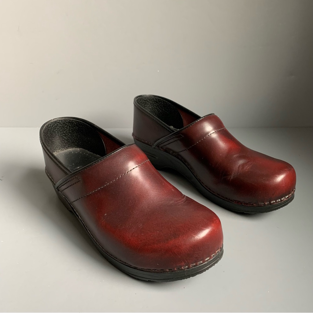 Sanita Leather Slip On Professional Cabrio Podiatric Workwear Danish Shoe 9.5